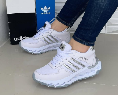Tenis Adidas Originales Blanco Gris™