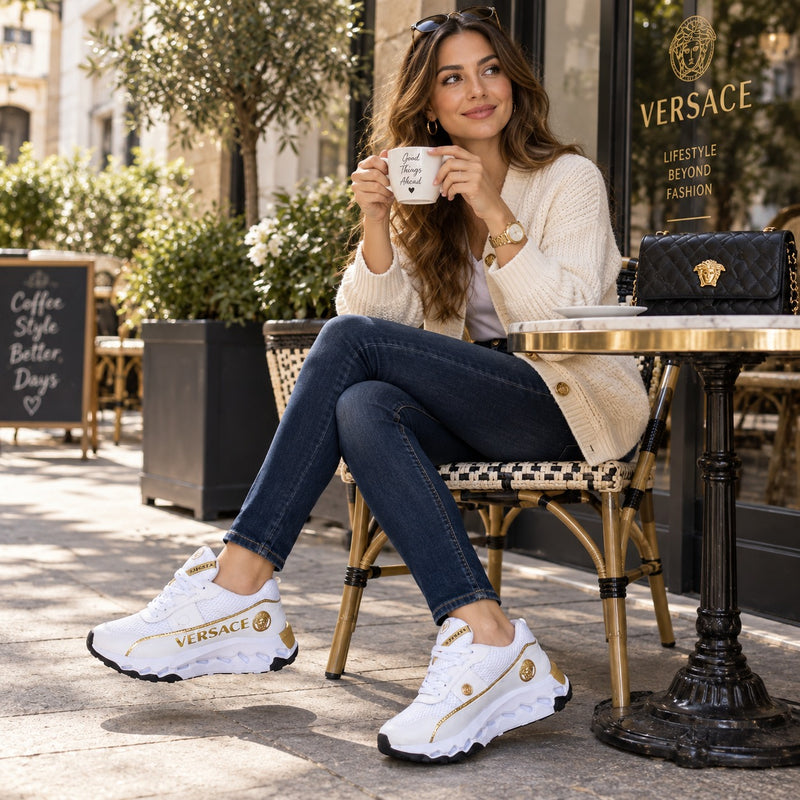 TENIS Versace Premium Fashion para Dama