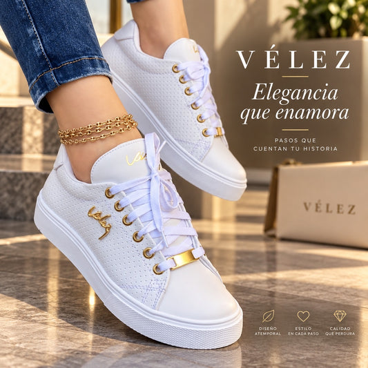 ZAPATOS VÉLEZ PREMIUM GOLD DAMAS