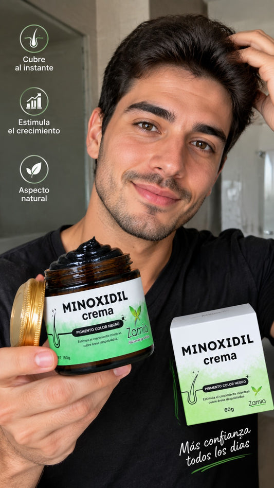 Minoxidil Crema Zamia™ para Crecimiento Capilar